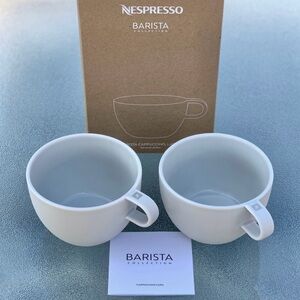 NEW Nespresso Cappuccino Cups